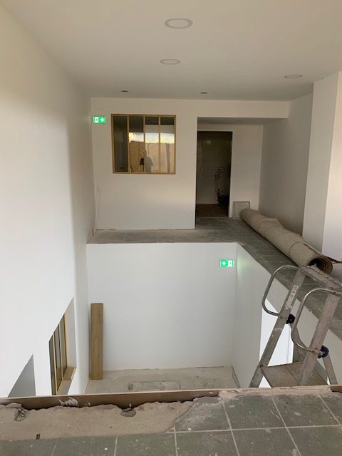 Centre Équilibre avant la création de l’escalier